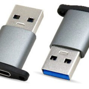 Adaptador USB V3.0 Tipo A Macho, a Tipo C He BROBOTIX 6000342